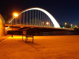 Oblatas bridge in Pamplona