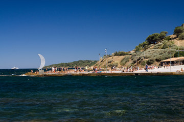 Plaża w Saint Tropez - Francja
