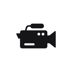 Video camera icon vector