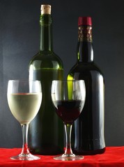 Red and white wines