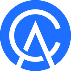 Letter C and letter A logo design