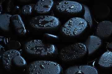spa still life with stones