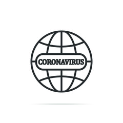 Coronavirus outbreak covid-19 2019-nCoV symptoms. Travel warnings. Vector illustration