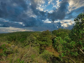 Atardecer en la montaña