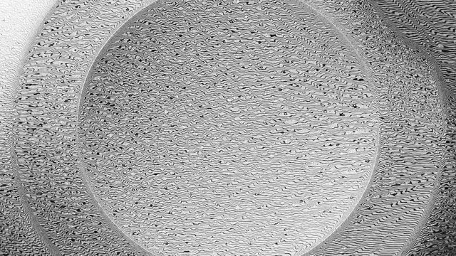 Circles with Noise Waves Distorted Screen Loop Rotation Abstact Background