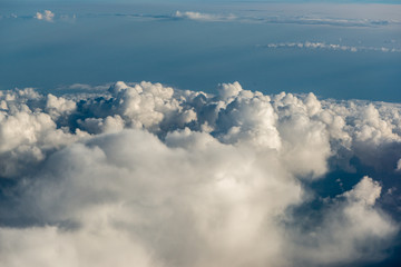 Fototapeta premium above clouds in the sky