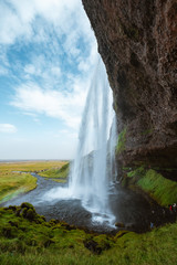 Skogafoss waterfall Iceland nature