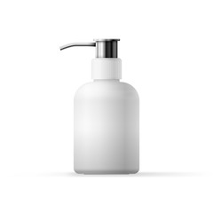 Mockup of antibacterial liquid soap for hands, realistic style	
