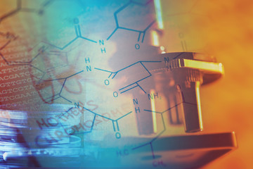 Chemistry science formula. Science symbol.