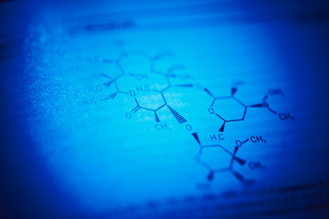 Chemistry science formula. Medicine symbol.