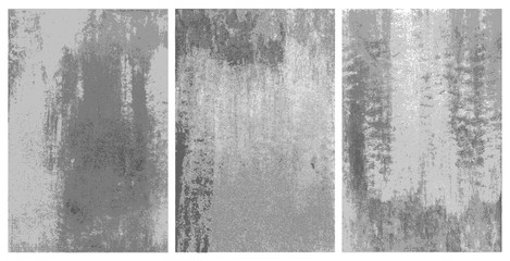 set of grunge vector background texture template