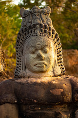 A beautiful view of Angkor Thom temple at Siem Reap, Cambodia.