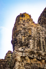 A beautiful view of Angkor Thom temple at Siem Reap, Cambodia.
