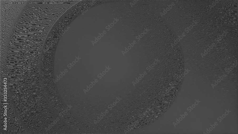 Aufkleber circles with noise waves distorted screen loop rotation abstact background