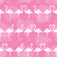 Flamingo Pink Pattern Design Background