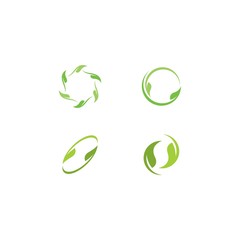 Tree leaf vector logo design