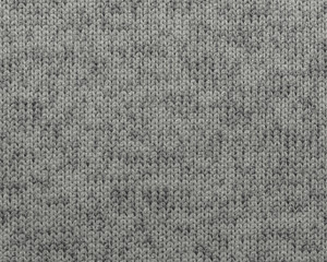 Melange gray woolen knitted fabric as background.