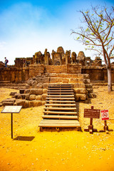 A beautiful view of Angkor Wat temple at Siem Reap, Cambodia.