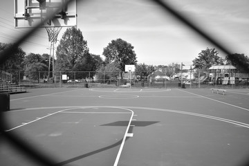 Abandoned Basketball Court