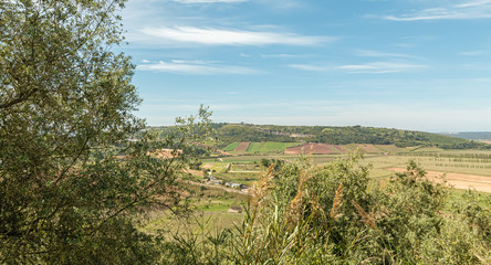 view of the Portuguese countryside from Obidos