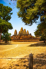 A beautiful view of Angkor Wat temple at Siem Reap, Cambodia.