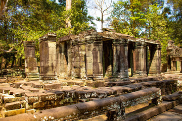 A beautiful view of Angkor Wat temple at Siem Reap, Cambodia.