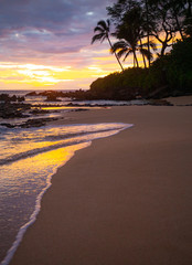 Sunset from Makena Cove on Maui