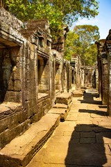 A beautiful view of Angkor Wat temple at Siem Reap, Cambodia.