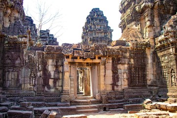 A beautiful view of Angkor Wat temple at Siem Reap, Cambodia.