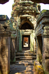 A beautiful view of Angkor Wat temple at Siem Reap, Cambodia.