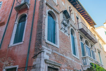 Naklejka premium ベネチア本島の風景