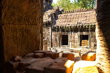 A beautiful view of Angkor Wat temple at Siem Reap, Cambodia.