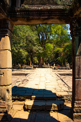 A beautiful view of Angkor Wat temple at Siem Reap, Cambodia.