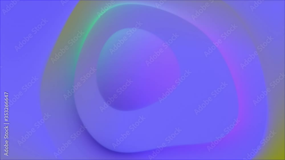 Poster glow spectrum shape colored gradient circle moving motion loop background