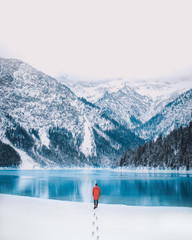 Lake Plansee, Austria in Winter