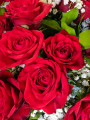 Fresh flower arrangement designed by a professional florist