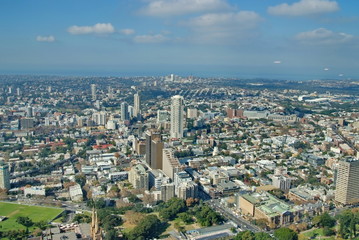 Sidney aerial view