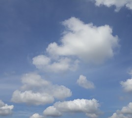 blue sky with clouds