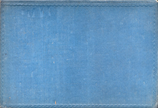 Old Blue Book Cover Texture Background