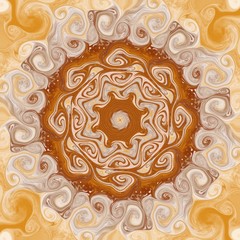 Earth tone marble liquid swirl textures background. Chaotic abstract organic design. For wall and floor decorative tiles design pattern.