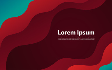 Colorful geometric background. Dynamic shapes composition.