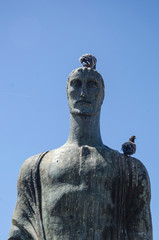Fototapeta na wymiar Statue in Brasília. 
