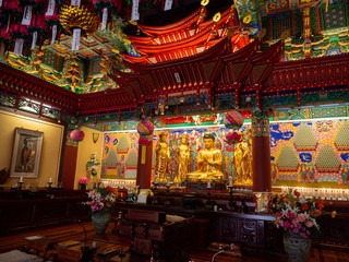 Myogaksa Temple Stay to pray to god and meditate for body mind spirit soul  in The buddhist temple, Seoul, South Korea :  SEP 2019.