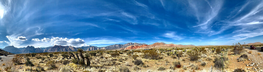 An amazing view of Red Rock Canyon