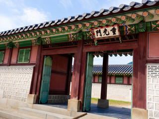 Gyeongbokgung Palace in Seoul, South Korea : SEP 19, 2019.