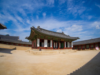Gyeongbokgung Palace in Seoul, South Korea : SEP 19, 2019.