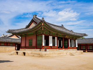 Gyeongbokgung Palace in Seoul, South Korea : SEP 19, 2019.