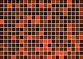 Fototapeta premium Orange mosaic background