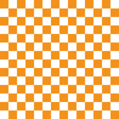 市松模様　オレンジ　M