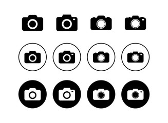set of Camera Icons . Camera symbol. Camera vector icon